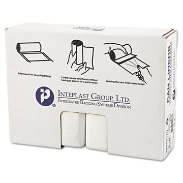 Inteplast Group High-density Interleaved Commercial Can Liners, 33 Gal, 17 Microns, 33" X 40", Clear, 250-carton freeshipping - TVN Wholesale